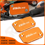 Motorcycle Accessories For KTM 150 250 300 400 450 500 525 530 EXC TPI Six Days exc 300 Front Brake Fluid Reservoir Cover 1 piece NO LOGO