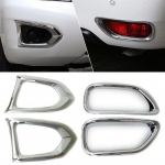 for Nissan Patrol Y62 2011-2018 ABS Car Styling front/Rear Fog Light Lamp Decoration Cover Trim Frame Sticker Car Accessories front