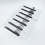 1 paari 3D ABS M ABS-i embleemi poritiibade versioon BMW M1 M2 M3 M4 M5 M6 autom&auml;rgi kleebis 1 pairs(2pcs)