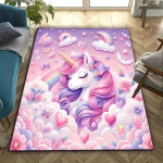 Vikerkaare &Uuml;kssarviku Vaip T&uuml;drukute Toa Dekooriks Laste M&auml;nguvaip Lasteaia Elutoa Vaip V&auml;ikelaste P&otilde;randavaip J&otilde;ulu S&uuml;nnip&auml;eva Kingiidee 80X120CM