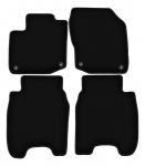 Dywaniki welurowe BASIC czarne do: Honda Civic IX hatchback (39cm) (2012-)