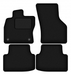 Dywaniki samochodowe welurowe czarne do: Cupra LEON KL 5D, sportstourer (35cm) (2020-2024)
