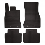 Dywaniki samochodowe gumowe do: Jaguar XF I 2WD X250 sedan, kombi (2007-2015) - czarne, dopasowane