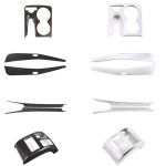 Armrest Box Side/ Rear outlet/Cup holder panel Decoration frame Strip Trim For Mercedes Benz GLK X204 2008-2015 accessories Option F