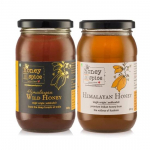 Mee ja v&uuml;rtsiga Himaalaja metsik mesi (500 gm) & Kashmiri Himaalaja mesi (500gm) Kombineeritud