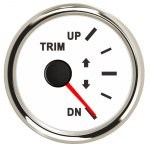 ized 2'' 52mm Up to Dn Marine Boat Trim Gauge 0-190ohm Trim Meters fit Marine Yacht Boat with Red Backlight 12V 24V WS 0-190 ohm