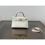 Kazilan 19 Kelli Jaakohv Nahast Teise Generatsiooni Kelly Koti &Uuml;he &Otilde;la Risti Keha Terasest Riistvara Mini Kaasaskantav Naiste Kott 19cm