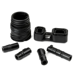 &Uuml;lekande tihendustoru ventiilide korpuse tihendikomplekt E60 E61 6HP21 6HP26 jaoks 1 black