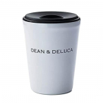DEAN DELUCA Roostevabast terasest isolatsiooniga k&uuml;lma v&otilde;i kuuma vastu Lai x & Joogitops, Valge, 260ml, Kaas, Joogid, Suuava, 8.5 12.2cm