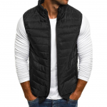 Aiwetin Meeste varrukateta vestjakid Talvine mood Meeste puuvillaga t&auml;idetud vestmantlid Mehed Seisukrae Soojad vestid R&otilde;ivad 5XL L