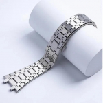 Kellaribad 21mm 26mm Meeste Naiste T&auml;ielik Roostevabast Terasest K&auml;ev&otilde;ru AP ROYAL OAK 15400 26331 15500 Kellarihma Kokkupandav Pandla 21mm h&otilde;be