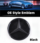 Mercedes Benz logo W205 W212 W213 W204 W253 ML W166 CLA C117 A W176 W177 C W204 E GLK X204 GLA GLC GLE Embleem 3D Esipaneeli embleem A-W176 2013-2018