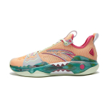 Anta Shock Wave 5 Pro Low top Nitrogen Technology Basketball Shoes Men's Peach Orange 112421111-1 39 beige