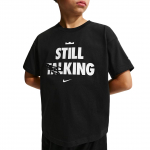 Nike T-s&auml;rk LeBron Shut Up And Dribble Lahtine kootud puuvillane l&uuml;hikeste varrukatega Laste &uuml;laosad IQ0259-010 XS