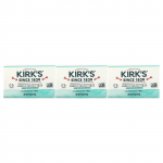 Kirk's, 100% esmaklassiline kookos&otilde;li &otilde;rn kastiilia seep, l&otilde;hnatu, 3 count, 4 untsi (113 g) Iga