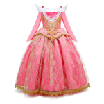 T&uuml;drukute Magav Kaunitar Aurora Printsess Halloween Cosplay Kleit &Otilde;lalt Eemaldatav Laste Kingitus Karnevali Peo Luksuslik Printsessi R&otilde;ivas 3yrs (Size 100)