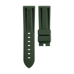 Kvaliteetne fluorokummist pehme FKM kummist kellarihm Panerai rihma tarvikutele PAM111/441 kellarihmad 22mm 24mm 26mm Pandlaga 22-20mm&Without Buckle tumeroheline v&auml;rv