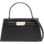Tory Burch Lee Radziwill &Uuml;he k&auml;epidemega Avatud Kuldne Riistast Nahast &Otilde;la-Crossbody K&auml;ekott V&auml;ike Naiste k&auml;ekotid Must 168954 Basic Set (Bag+Dust Bag)