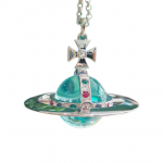 Vivienne Westwood Suur Maakera Piiratud V&auml;ljaanne Saturn L&auml;bipaistev Suur Pall Ripats Unisex Ehted Messing H&otilde;be 6302034202P185CN001 Basic Packaging-Dust Bag+Box
