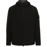 Stone Island FW24 Soft Shell Primaloft &Uuml;hev&auml;rviline T&otilde;mblukuga Kapuutsiga Jakk Meeste jakid Must 811540627-A0029 XL