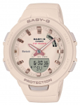 Kella FOR Step Beež [Casio] Baby-G SPORDID, Sammude lugemine, Bluetooth, BSA-B100-4A1JF, Naiste, beež