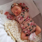 48CM Valmis Reborn Beebi Nukud Rosalie T&uuml;druk 3D Nahk N&auml;htavad Sooned Elutruu Vin&uuml;&uuml;l Vastss&uuml;ndinu Nukuga Tarvikud M&auml;nguasi Vanus 3+ Cloth Body Doll