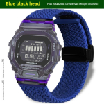 Magnetiline metallpandla Casio g-shock 3506 GBD-200SM GBD-200 nailonl&otilde;uendile Muudetud kellarihm Gbd 200 Meestele Pikendatav kellarihm For gbd-200 sinine