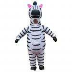 Naljakas Tiiger Sebra T&auml;ispuhutav Kost&uuml;&uuml;m T&auml;iskasvanutele T&auml;iuslik Halloweeni Pidudeks tiigri