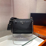 Prada Unisex Must Nailon 2-&uuml;hes Keti Crossbody &Otilde;lakott 1BH168 20*12 must