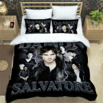 The Vampire Diaries Damon Salvatore Voodipesukomplektid peen voodipesu komplekt tekikott voodikatte komplekt voodipesu s&uuml;nnip&auml;evakingitus 120*200cm Single