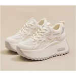 S&uuml;gis 8cm V&otilde;rk Mikrokiud Vulkaniseeritud Turske Toss Paeltega Kingad Mood S&uuml;nteetiline Nahk Madalad Platvorm Kiil Naised Daamid 34