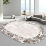 Ovaalne luksuslik elutoa vaip Pestavad pehmed vaibad magamistuppa Suure diivani laua alla Kodu kaunistamine Lihtsad p&otilde;randamatid 60x90cm