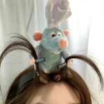 Ratatouille Peapael Kawaii Joonisfilm Armas Pl&uuml;&uuml;sist Nukk Peapael Lai &Auml;&auml;r Juukseklamber Foto Peakate Loovus T&uuml;druku Kingitus must