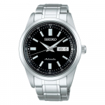 SEIKO SELECTION SARV003 Valmistatud Mehaaniline Automaatne manuaalne Kuup&auml;ev ja P&auml;ev Must Roostevaba Teras [Seiko Kell] Meeste Kell, Jaapan, (m&auml;hisega),