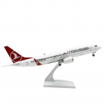 30CM Mudellennuk Vaik B737 TURKISH Miniaatuurne Lennuk M&auml;ngulennukid Lastele Kogutav Kingitus Lennunduselt