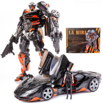 Mudel Hot Rod TH01 Transformeeruv M&auml;nguasi La Hire Thunder Robot TH-01 Rodimus Prime Deformatsioon Action Kuju black