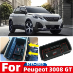 Peugeot 3008 GT 2017~2025 Autode Keskkonsooli K&auml;etoe Panipaiga Karbi Pisiasjade Korrastamise Kihtidega Sahtli Komplekt Korraldaja Kott Lisatarvikud