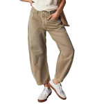 Naiste teksap&uuml;ksid &Uuml;hev&auml;rvilised Madal T&auml;nava Retro Lai s&auml;&auml;reosa L&otilde;tv Hip Hop Taskud Streetwear N&ouml;&ouml;bi ja lukuga sulgemine Naiste pikad teksap&uuml;ksid XL khaki