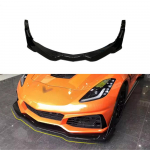 Corvette C7 s&uuml;sinikkiust esip&otilde;rkeraua lipikomplekt (2014-2019 ZR1) Gloss Black (Four-Piece)