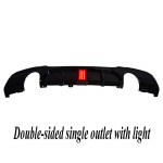 BMW 3. seeria E92 kupeele 2005-2012 LED-tagumine lipspoiler M Performance stiilis PP-materjalist Otsene sobivus L&auml;ikiv must Stiiliuuendus