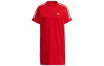 Adidas Originals l&uuml;hikeste varrukatega kleit naistele Helepunane GN2778 32