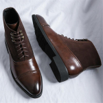 Uued Meeste Terava Otsaga Retro Suede Patchwork Paeladega Pahkluuni Saapad Briti Disaineri Botas Trend Vabaaja Luksuslik K&otilde;rge S&auml;&auml;rega Punk Rock Kingad 38