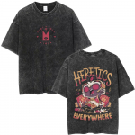 Pestud Vintage M&auml;ngu Cult of The Lamb Graafilised T-s&auml;rgid F&auml;nnide Kingitus Mehed Naised Vabaaja Puuvillased T-s&auml;rgid Unisex Armsad &Uuml;le suuruse T-s&auml;rgid S mitmev&auml;rviline