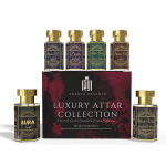 Ananta 6tk Attari parf&uuml;&uuml;mi&otilde;li komplekt 6ml &ndash; Aura, Dubai Oud, Must Musk, Desire, Aqua AQ & Valge Sandlipuu | P&uuml;siva l&otilde;hnuga komplekt meestele ja naistele black
