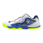 Mizuno Wave Medal S&uuml;nteetilisest Nahast &Uuml;mbris Boa &Uuml;mar Nupp Mugav L&ouml;&ouml;gisummutus Madal Top Treeningjalatsid Unisex Toss 81GA2672-01 38