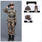 Laste Camouflage S&otilde;jav&auml;e Treeningvorm - Eri&uuml;ksuse Kost&uuml;&uuml;m 1. Juuni Etenduseks Size 140 gray
