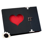 Fotoalbumi kujundamiseks Scrapbook Album Mustad Lehek&uuml;ljed Fotoalbumi Kleepimiseks Fotoalbumitesse Pulmad, J&otilde;ulud S&otilde;brap&auml;ev S&uuml;nnip&auml;ev Aastap&auml;ev