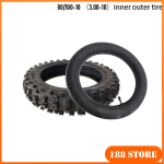 K&otilde;rge j&otilde;udlusega 80/100-10 3.00-10 sise- ja v&auml;listiirud, sobivad maastikuv&otilde;istlusmootorratastele inner tire