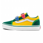 Crayola x Vans Old Skool Vabaaja Madalad Rula Kingad V&auml;ikelastele Roheline Kollane VN0A5EDZARR 34