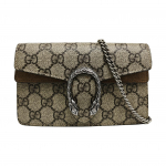 [Kasutatud] Gucci Dionysus GG Supreme Super Mini kott 'Beež' - V&auml;ga hea #1NF830Q ONE SIZE